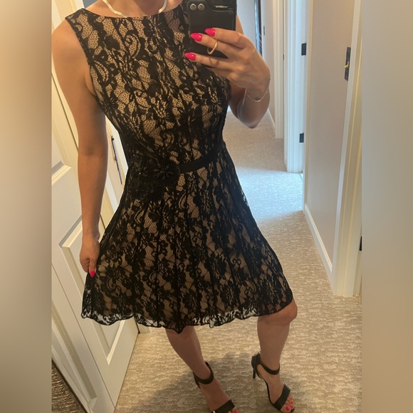 Short Sixty Dress Nude Lace main image 1